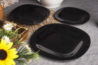 Porcelán, servis - Luminarc CARINE BLACK večerný servis 36 ks.