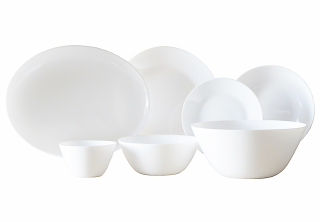 Porcelán, servis - Večera Luminarc Zelie 40 ks.