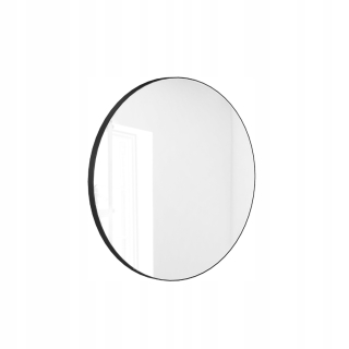 Zrkadlo - Zrkadlo 70 cm okrúhle čierne Massi Valo Slim