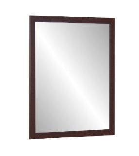 Zrkadlo - Zrkadlo 80x80 v bielych farbách Wenge Frame