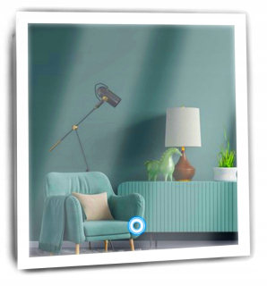 Zrkadlo - Zrkadlo 80x80 Kúpeľňa LED osvetlené prepínač