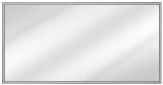 Zrkadlo - Kúpeľňové zrkadlo 68x123 cm čierny rám Comad