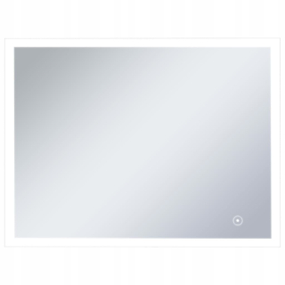 Zrkadlo - Nástenné zrkadlo visiace 80x60 cm LED dotykový senzor