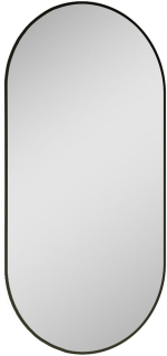 Zrkadlo - Zrkadlo s LED osvetlením čiernej matky Elite 92x52
