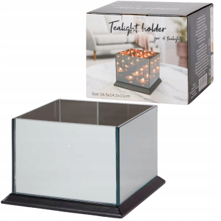 Svietník na stôl - Tealightty Flexibilný 11 cm držiak sviečok 4 sviečky
