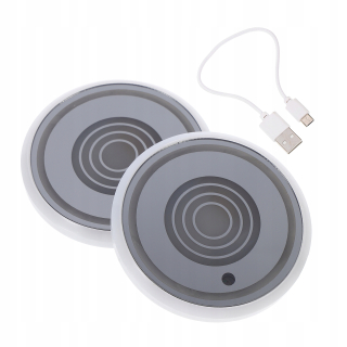 Podložka na stôl -  1 pár farebných LED doplnkov do auta USB Cup