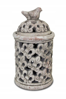 Lampáš, svietník - Betón lampáš Gray svietnik lampáš W473