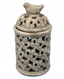 Betónová lampa W472 Lantern Candlestick Bird