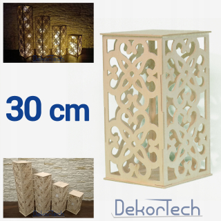 Lampáš, svietník - Dekoratívne lucerny 30 cm - rôzne vzory