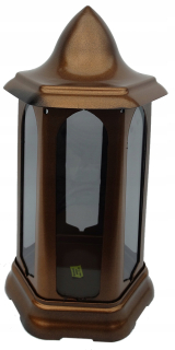 Večné svetlo, kahanec - Lampión GLASS Sklo NEW 3 GOLD