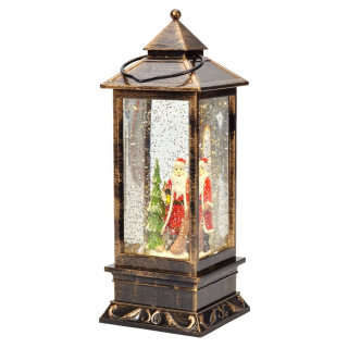 Dekorácia na stôl - Livarno Home Lantern Lantern 24 cm Santa