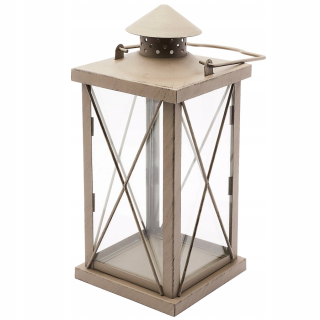Lampáš, svietník - Kovová lampa Tadar, 40 cm dekorácia