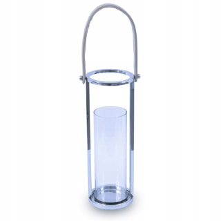 Lampáš, svietník - Okrúhly lampáš s výškou ocele 40 cm