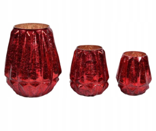 Lampáš, svietník - Red Bosco 2A sklenená lampáš
