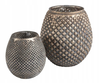 Lampáš, svietník - Lucerna glass Bulga prešívaný Bosco C