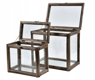 Belldeco Lantern Wood 42 cm