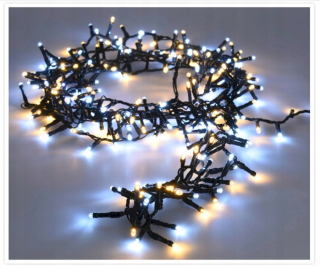 Vonkajšie vianočné osvetlenie - Lampy 400 LED teplá / studená biela Externý Progr.