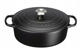 Hrniec, kastrol - Le Creuset Brytfanna Oval 40cm 13.9L Black