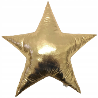 Vankúš - Lilo vankúš zlatá hviezda lesklý 50 cm