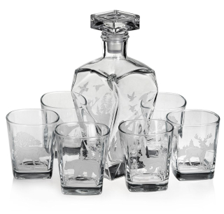 Džbán - Poľovnícke sklo-Krosno Set ako darček pre poľovníka, 0,7l