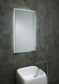 Zrkadlo - Fraktálne zrkadlo s osvetlením LED 70x70 cm