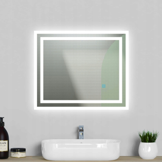 Zrkadlo typu LED 60 x 50 cm, zrkadlo