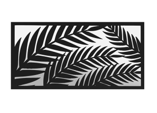 Zrkadlo - Otvorené zrkadlo čierne drevený pôvab 120x60 cm
