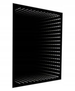 Zrkadlo - Krištáľové zrkadlo s osvetlením LED 50x62cm