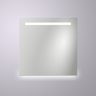 Zrkadlo - Krištáľové zrkadlo s osvetlením LED 60x60 cm