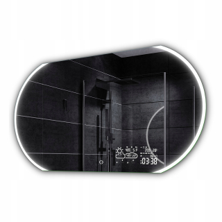 Zrkadlo - LED kúpeľňové zrkadlo +dotyk počasia 150x80 Baltimore