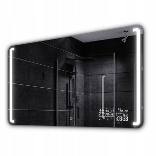 Zrkadlo - LED kúpeľňové zrkadlo dotyk počasia 120x60 Oslo