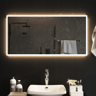 Zrkadlo - Kúpeľňové zrkadlo s LED 100 x 50 cm