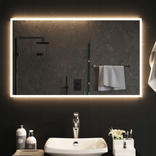 Zrkadlo - Kúpeľňové zrkadlo s LED 100 x 60 cm