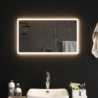 Zrkadlo - Kúpeľňové zrkadlo s LED, 70x40 cm