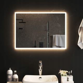 Zrkadlo - Kúpeľňové zrkadlo s LED, 70x50 cm