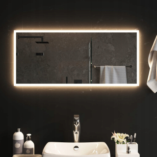 Zrkadlo - Kúpeľňové zrkadlo s LED, 90 x 40 cm