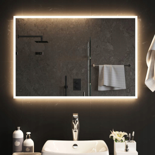 Zrkadlo - Kúpeľňové zrkadlo s LED, 90x60 cm