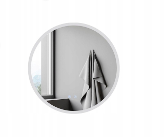 Zrkadlo - Kúpeľňové zrkadlo s osvetlením LED, okrúhle