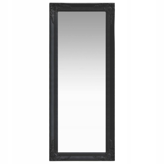 Zrkadlo - Barokové nástenné zrkadlo 50x120cm Black Vidaxl