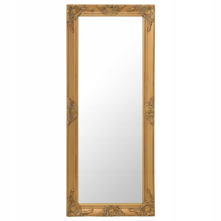 Zrkadlo - Nástenné zrkadlo barokový štýl 50x120cm zlatý Vidaxl
