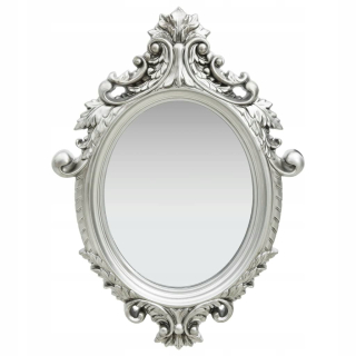 Zrkadlo - Zrkadlo v dekoratívnom ráme 56x76cm Silver Vidaxl