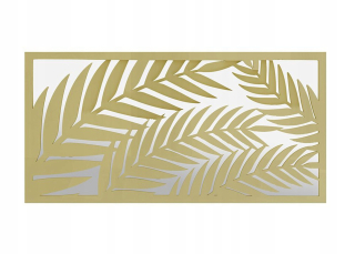 Zrkadlo - Zrkadlo v dekoratívnom ráme Golden Glamour 120x60 cm