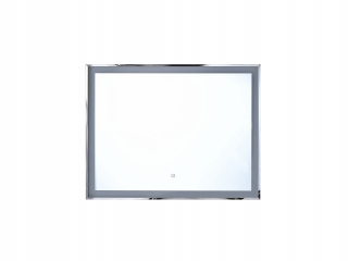 Zrkadlo - LED stena visiace zrkadlo 90 x 70 striebro
