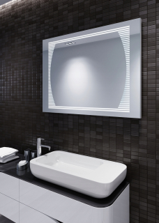 Zrkadlo - Zrkadlo s osvetlením LED, Castello 80 x 75 cm