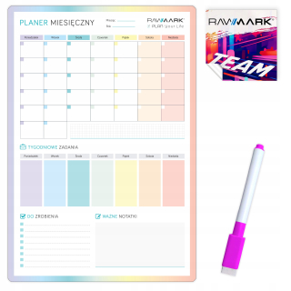 Magnetický plánovač do chladničky Plan Your Life PL_06 60x45 cm + fixka