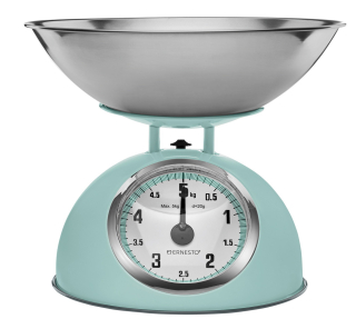 Kuchynská stupnica xD vintage zelená zelená 5 kg