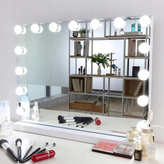 Zrkadlo - Meidom Hollywood Mirror s LED + osvetlením USB
