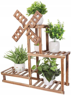 Stojan na kvety - MELD stojan na kvety Planter Wood