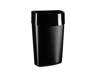 Odpadkový kôš - Merida como / jeden otvorený kôš visiaci čierny 40 l