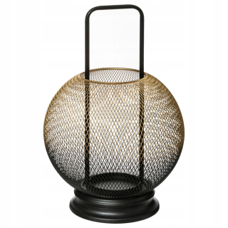 Lampáš, svietník - Kovová lampáš. Kvetinový ples